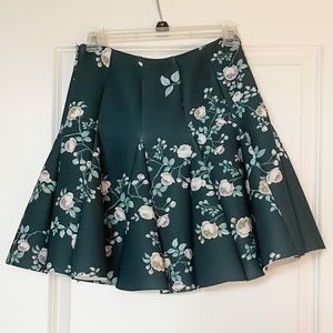 Lauren Conrad Floral Skater Skirt